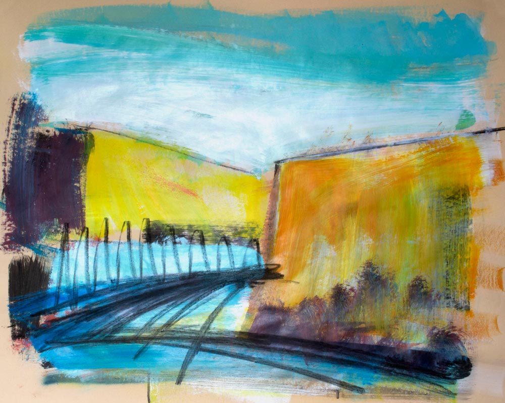 Tecnica mista su carta 65x75cm. 2020 - Roberto Izzo